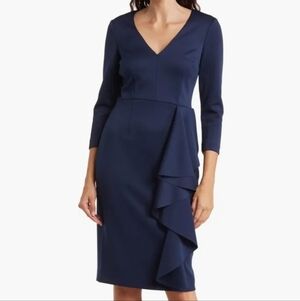 ELIZA J Ruffle Sheath Dress 6